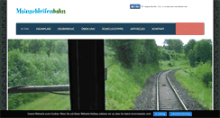 Desktop Screenshot of mainschleifenbahn.de